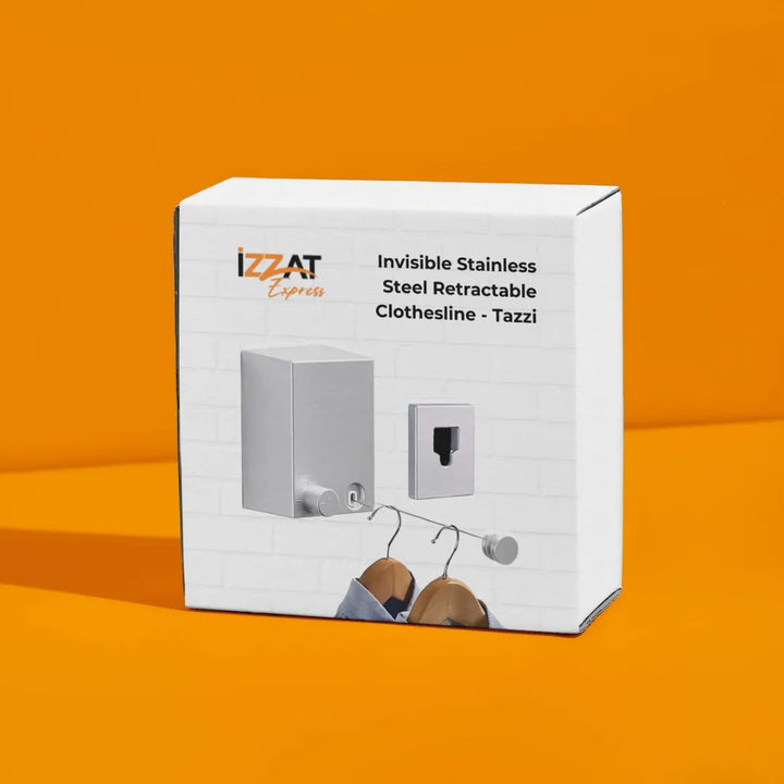 Varal Invisível Retrátil de Aço inox - Tazzi 🔥 QUEIMA DE ESTOQUE VERÃO
