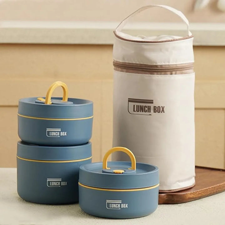 Kit de Potes Térmicos Lunch Box + BRINDES - Tazzi