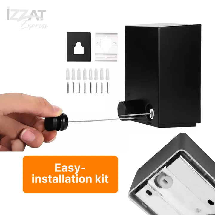 Varal Premium Invisível Retrátil de Aço inox - Tazzi
