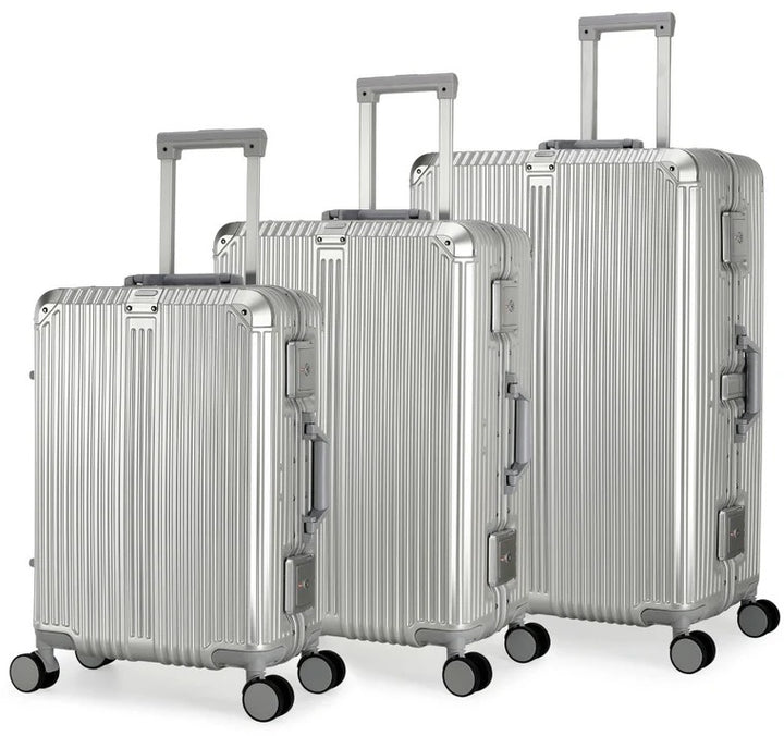 Conjunto Malas de Viagem Premium em Alumínio