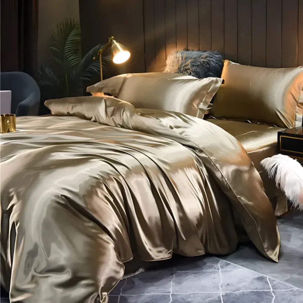 Conjunto de Cama de Luxo Seda Amoreira - Razu