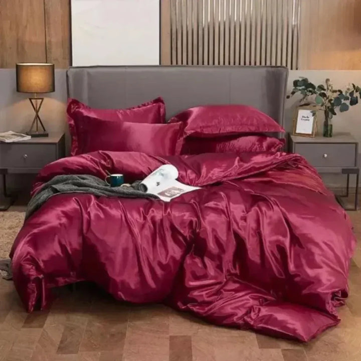 Conjunto de Roupas de Cama de Cetim - Razu