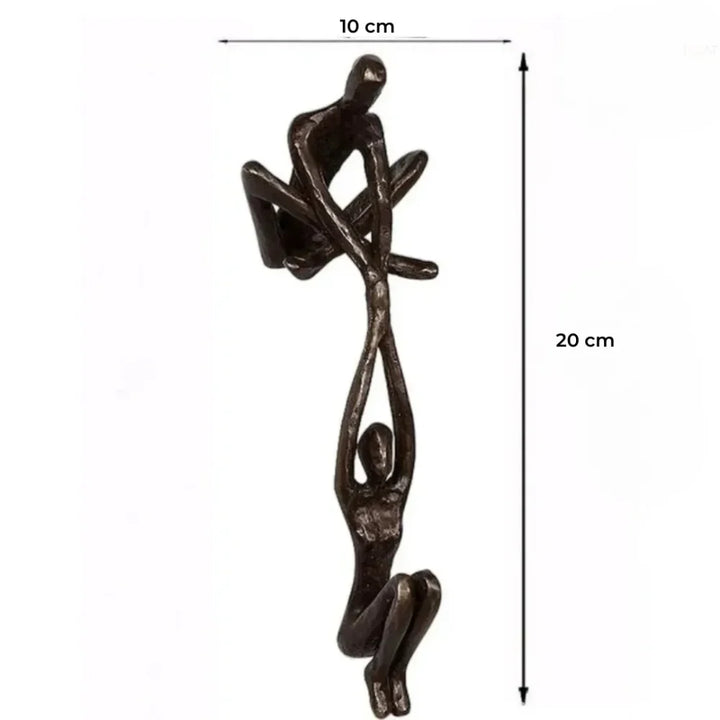 Escultura Homem e Mulher em Resina - Razu