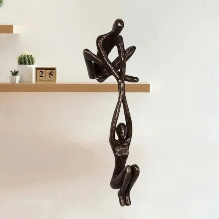 Escultura Homem e Mulher em Resina - Razu