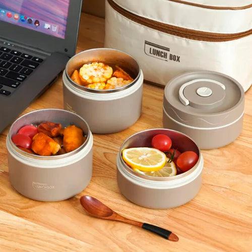 Kit de Potes Térmicos Lunch Box + BRINDES - Tazzi